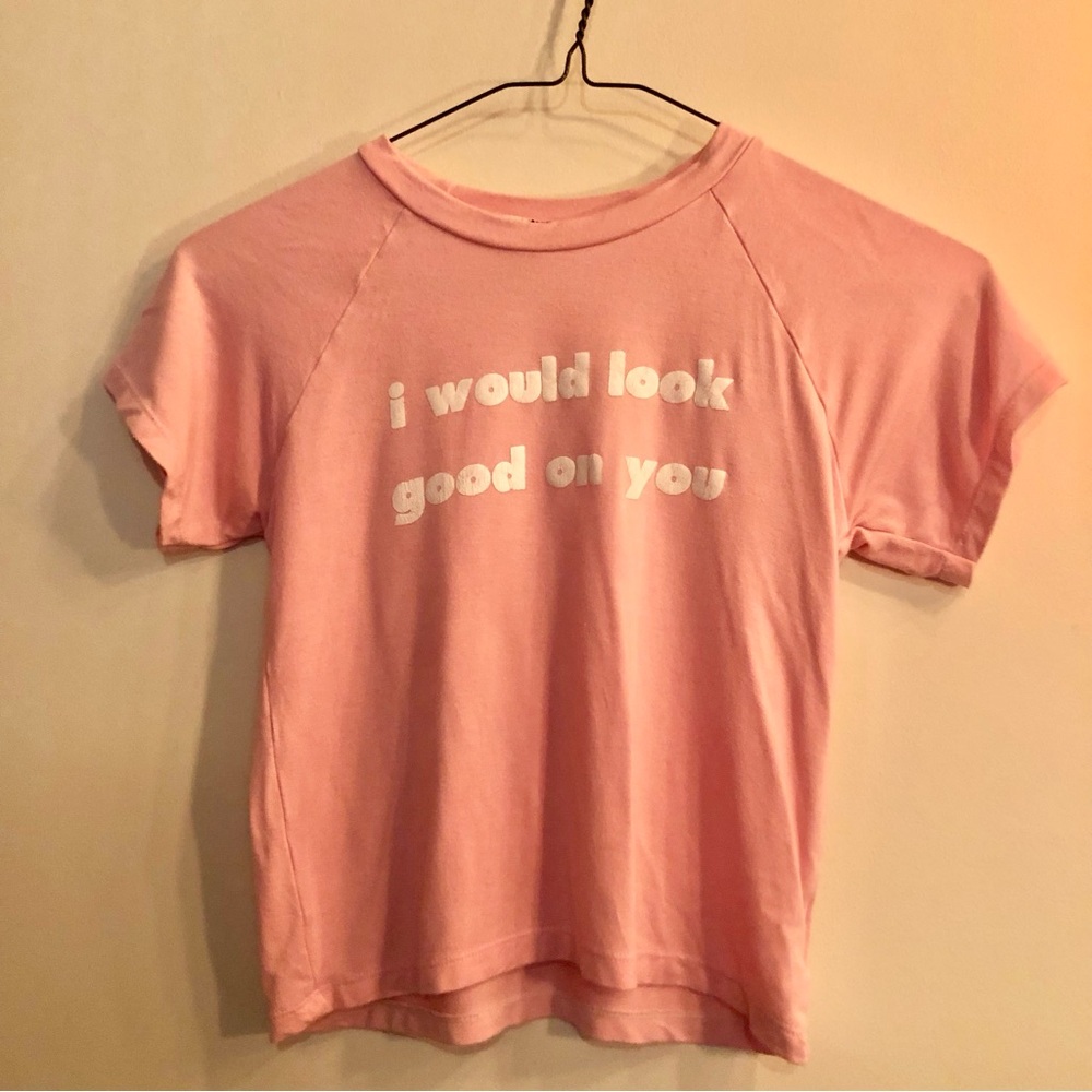 Dolls kill pink crop top coquette vibes sz S “i would look good on you”